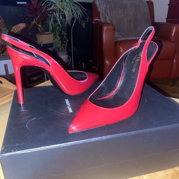 Saint Laurent Slingback Pumps - Picture 1 of 1